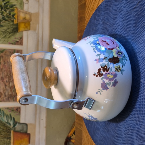 Enamel Tea Kettle Vintage From The 80s. (#TK-5)vgc. - Picture 4 of 14